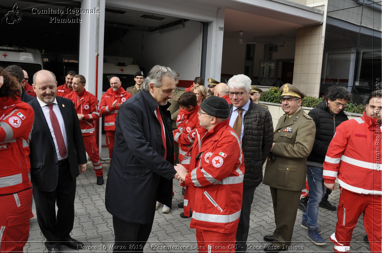 Novara 16 Marzo 2019 - Presentazione Libro Storia CRI - Croce Rossa Italiana - Comitato Regionale del Piemonte