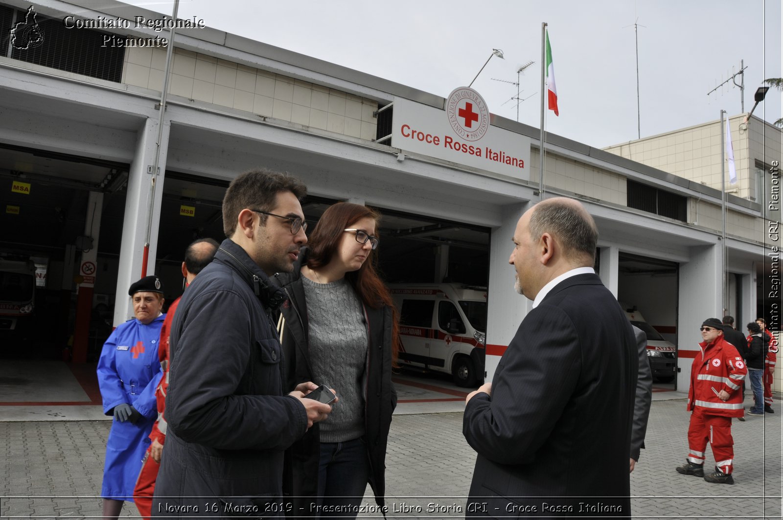 Novara 16 Marzo 2019 - Presentazione Libro Storia CRI - Croce Rossa Italiana - Comitato Regionale del Piemonte