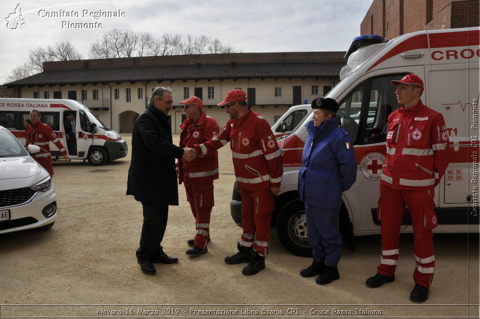 Novara 16 Marzo 2019 - Presentazione Libro Storia CRI - Croce Rossa Italiana - Comitato Regionale del Piemonte