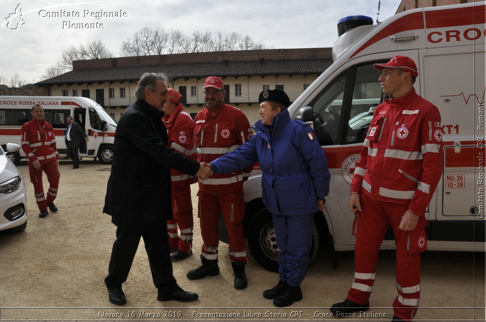 Novara 16 Marzo 2019 - Presentazione Libro Storia CRI - Croce Rossa Italiana - Comitato Regionale del Piemonte