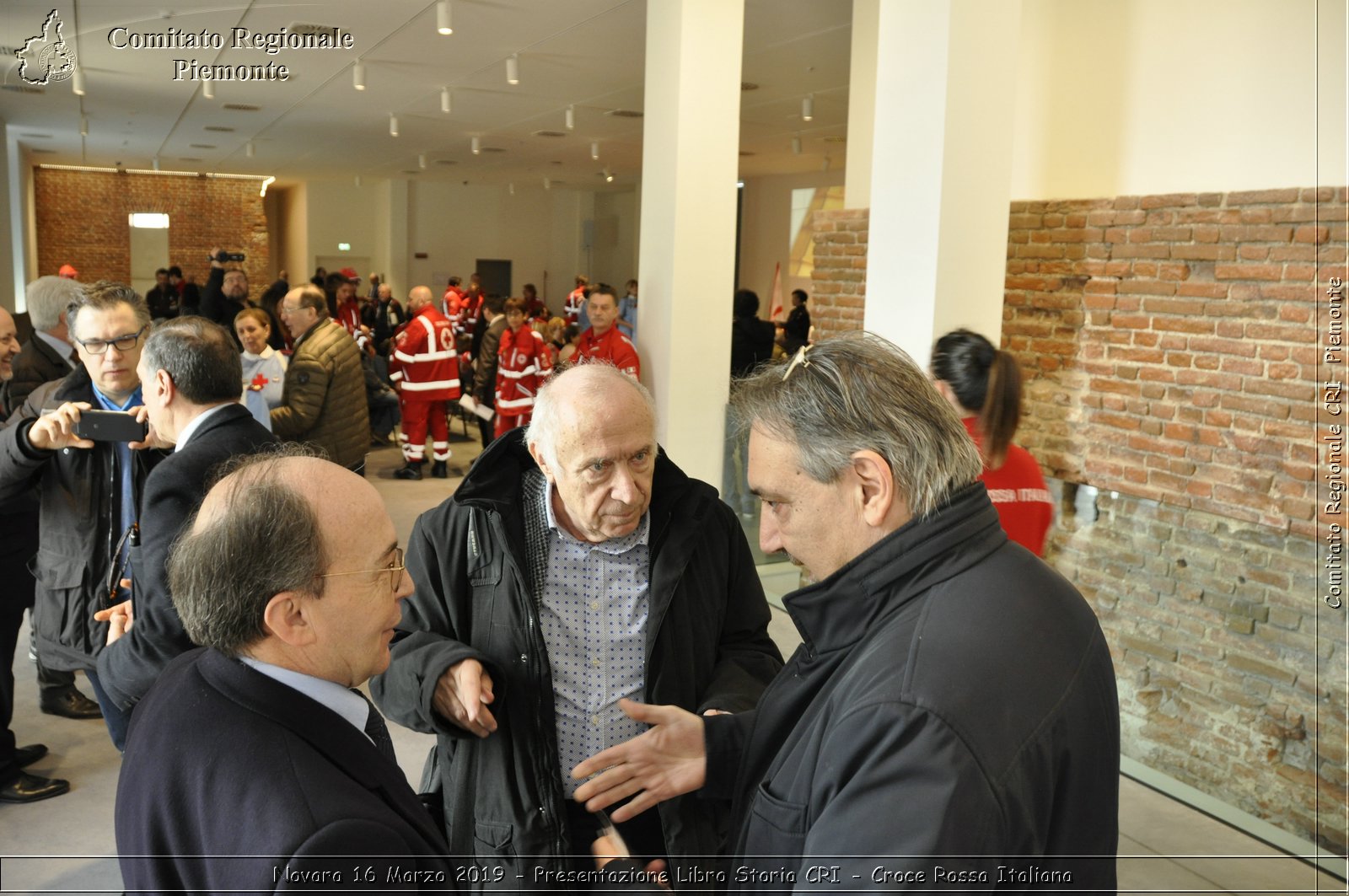 Novara 16 Marzo 2019 - Presentazione Libro Storia CRI - Croce Rossa Italiana - Comitato Regionale del Piemonte