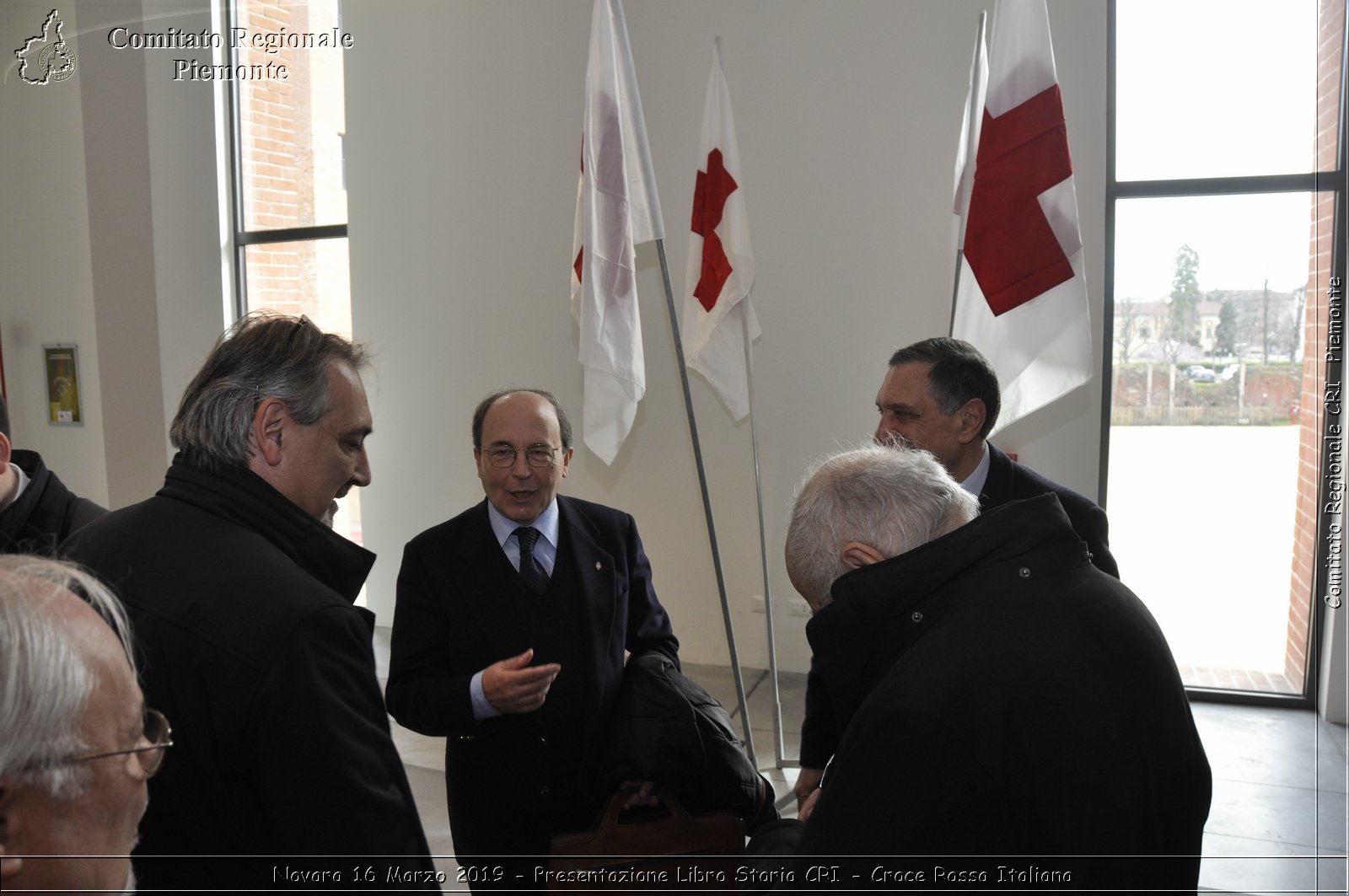 Novara 16 Marzo 2019 - Presentazione Libro Storia CRI - Croce Rossa Italiana - Comitato Regionale del Piemonte