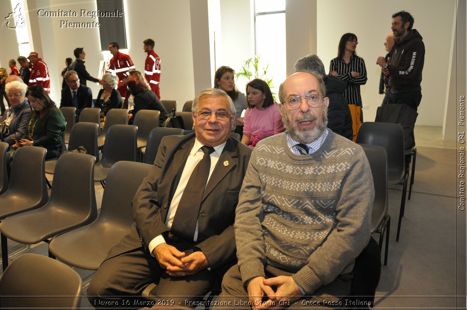 Novara 16 Marzo 2019 - Presentazione Libro Storia CRI - Croce Rossa Italiana - Comitato Regionale del Piemonte