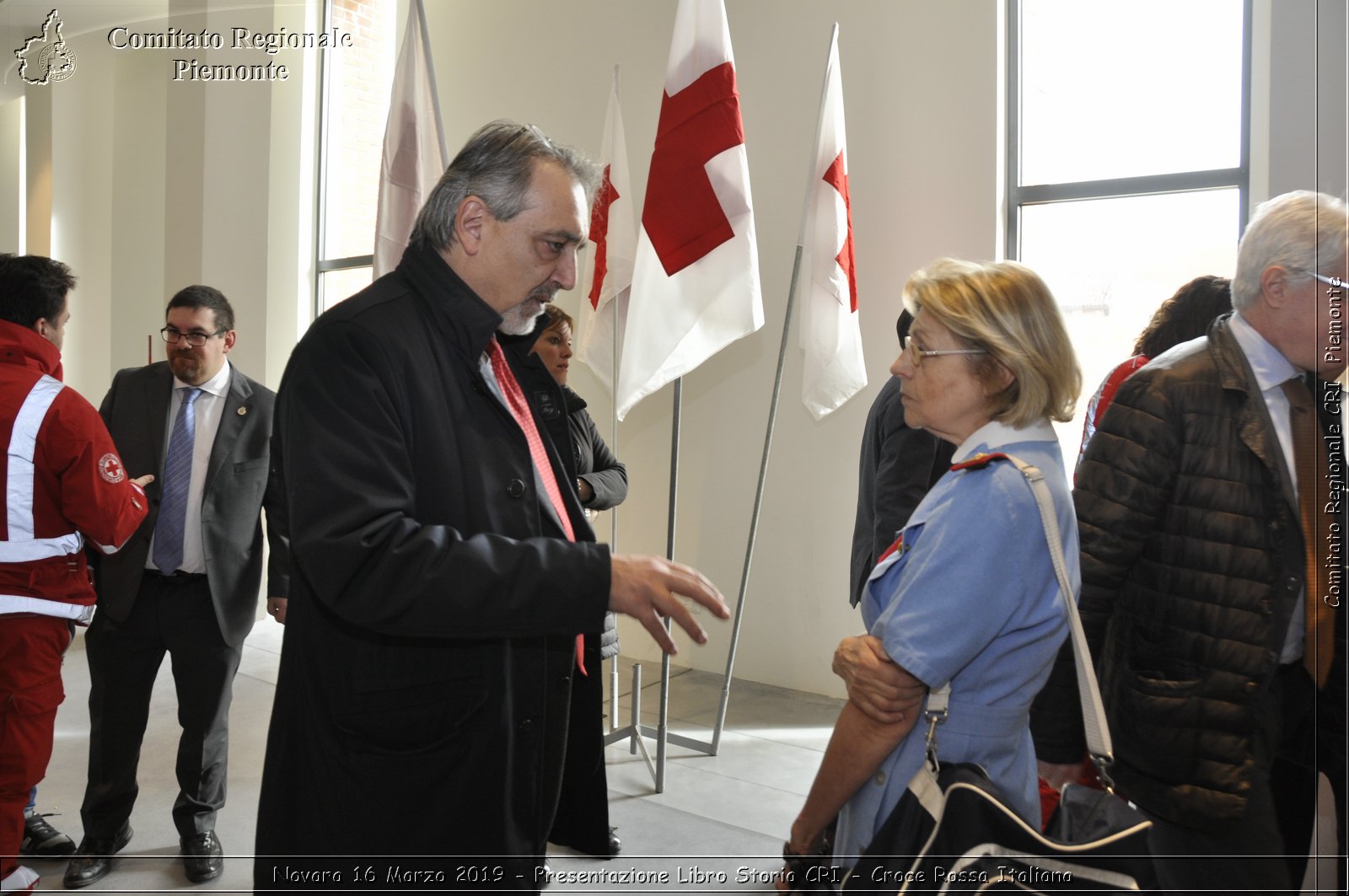 Novara 16 Marzo 2019 - Presentazione Libro Storia CRI - Croce Rossa Italiana - Comitato Regionale del Piemonte