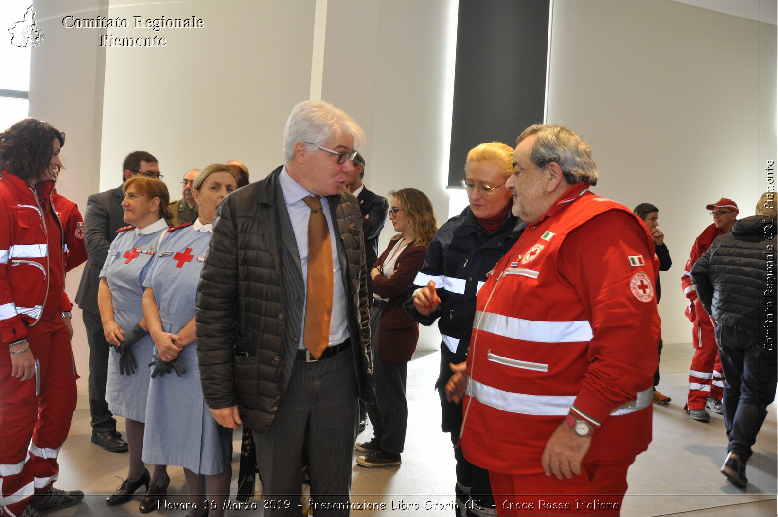 Novara 16 Marzo 2019 - Presentazione Libro Storia CRI - Croce Rossa Italiana - Comitato Regionale del Piemonte