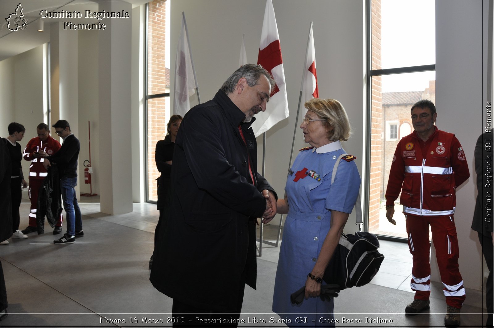 Novara 16 Marzo 2019 - Presentazione Libro Storia CRI - Croce Rossa Italiana - Comitato Regionale del Piemonte