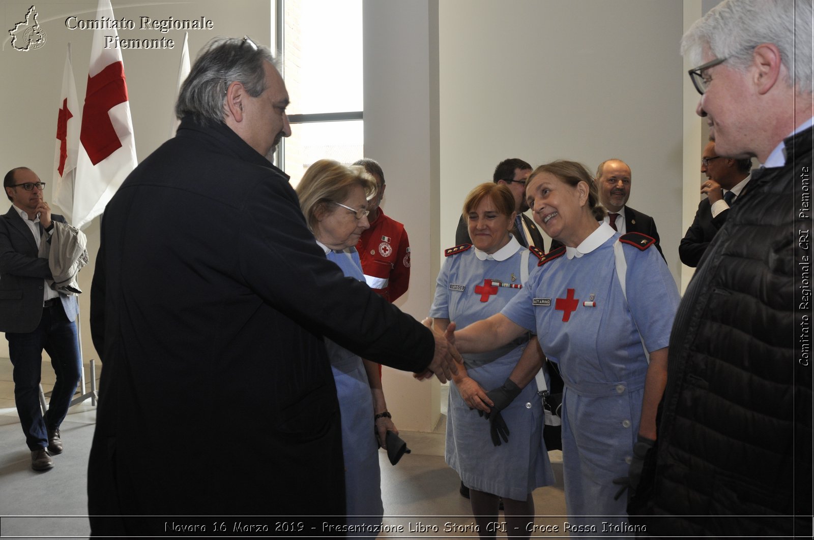 Novara 16 Marzo 2019 - Presentazione Libro Storia CRI - Croce Rossa Italiana - Comitato Regionale del Piemonte