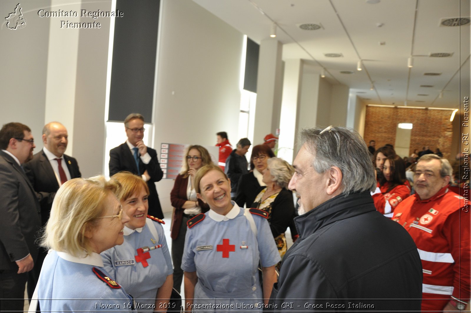 Novara 16 Marzo 2019 - Presentazione Libro Storia CRI - Croce Rossa Italiana - Comitato Regionale del Piemonte