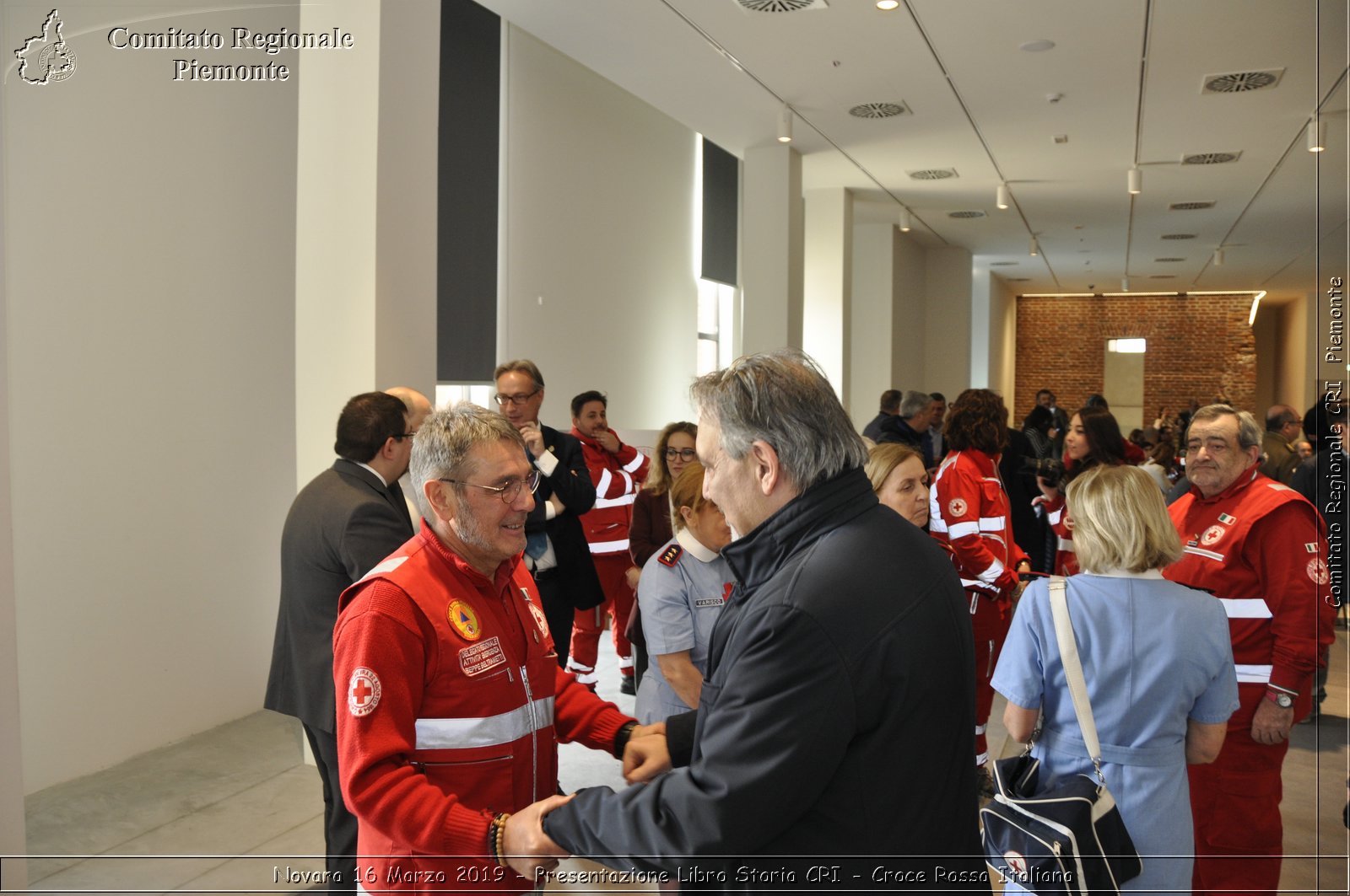 Novara 16 Marzo 2019 - Presentazione Libro Storia CRI - Croce Rossa Italiana - Comitato Regionale del Piemonte