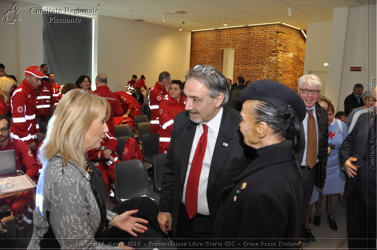 Novara 16 Marzo 2019 - Presentazione Libro Storia CRI - Croce Rossa Italiana - Comitato Regionale del Piemonte