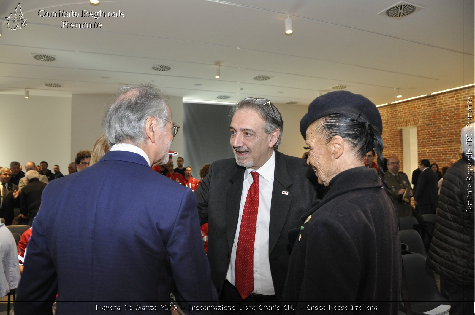 Novara 16 Marzo 2019 - Presentazione Libro Storia CRI - Croce Rossa Italiana - Comitato Regionale del Piemonte