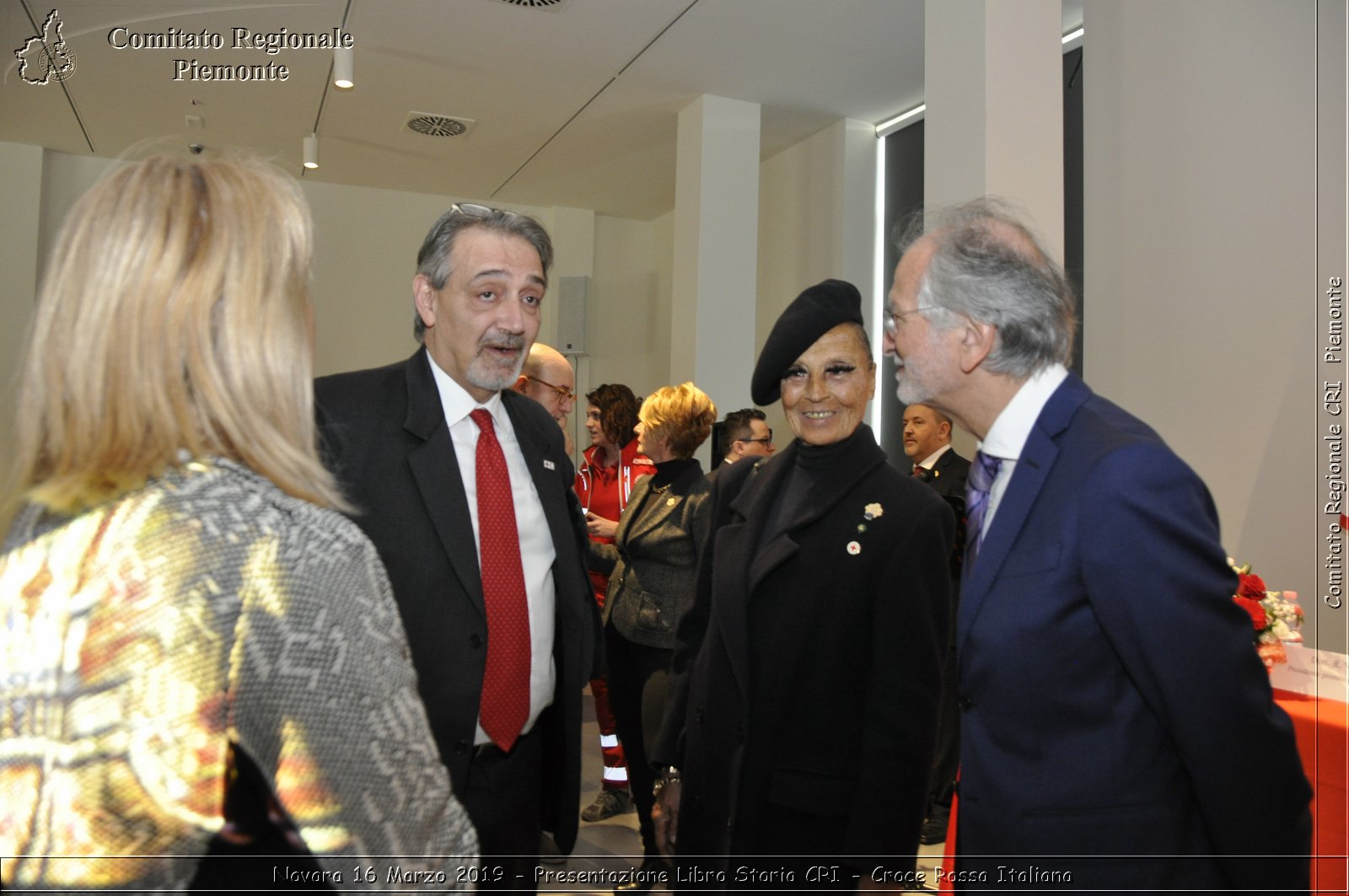 Novara 16 Marzo 2019 - Presentazione Libro Storia CRI - Croce Rossa Italiana - Comitato Regionale del Piemonte