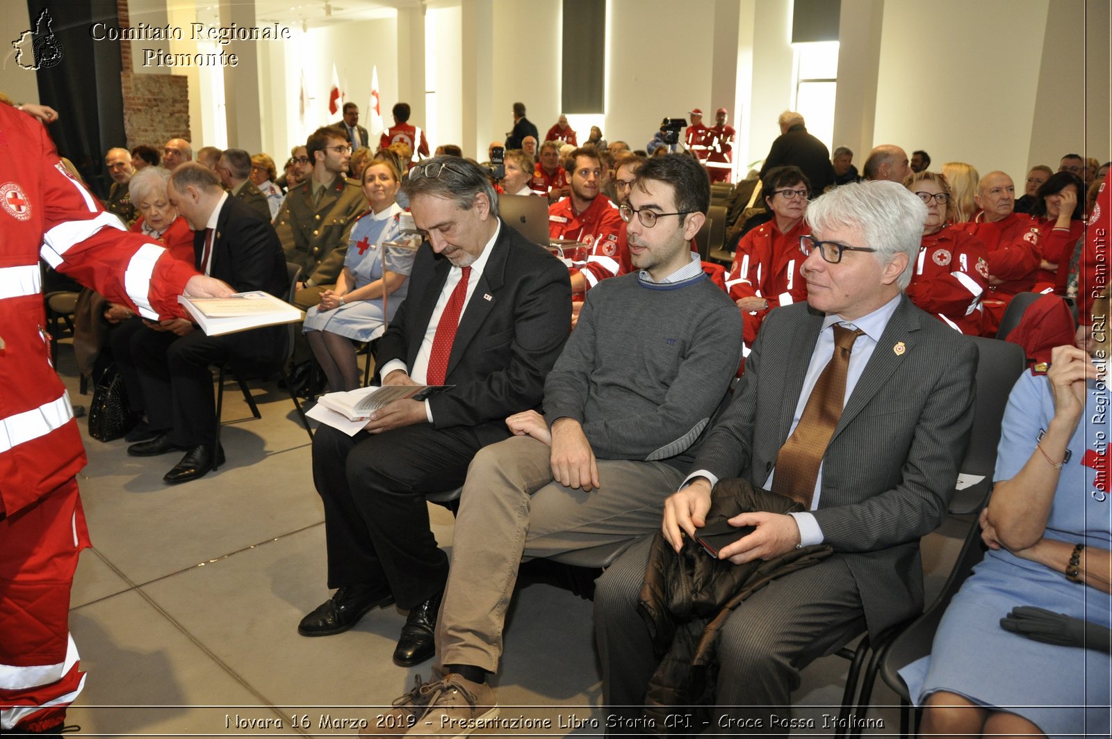 Novara 16 Marzo 2019 - Presentazione Libro Storia CRI - Croce Rossa Italiana - Comitato Regionale del Piemonte