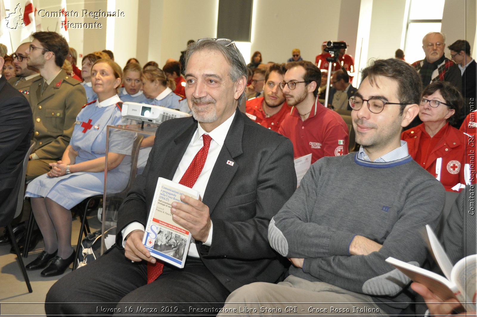 Novara 16 Marzo 2019 - Presentazione Libro Storia CRI - Croce Rossa Italiana - Comitato Regionale del Piemonte