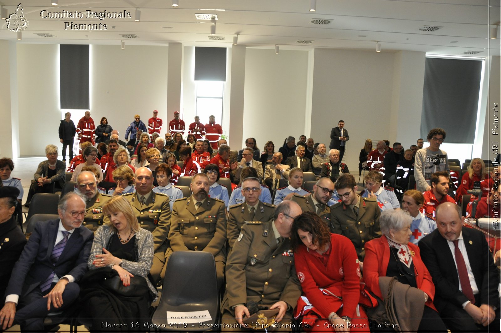 Novara 16 Marzo 2019 - Presentazione Libro Storia CRI - Croce Rossa Italiana - Comitato Regionale del Piemonte