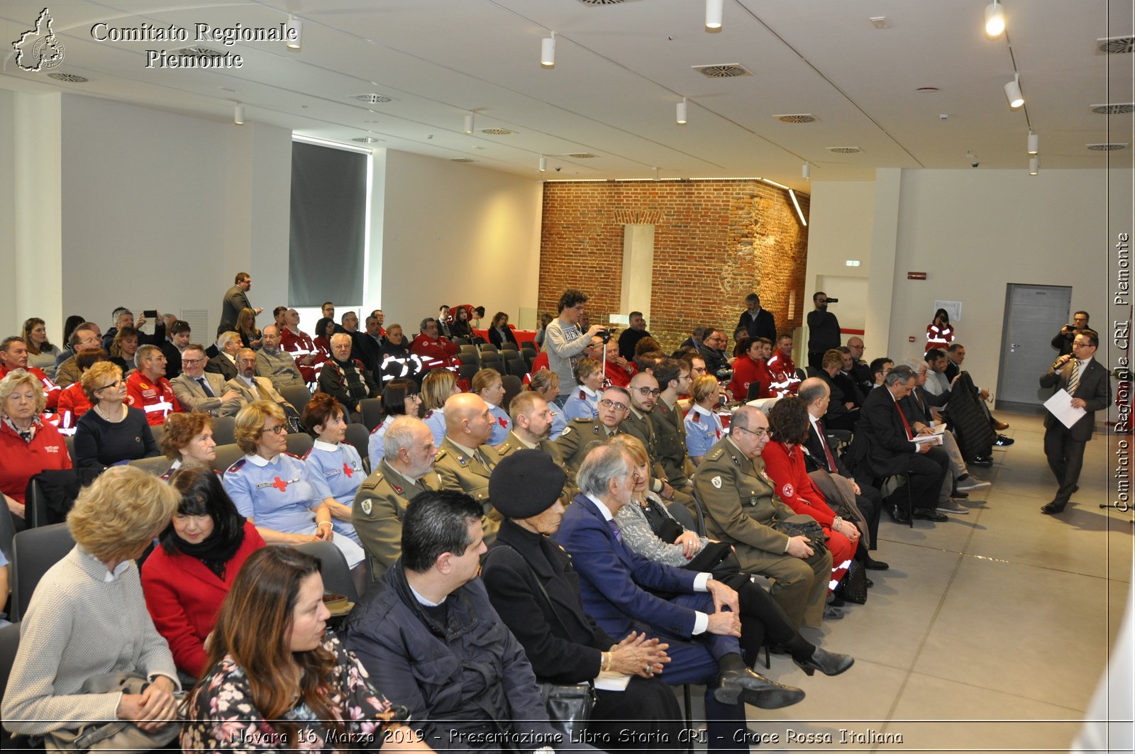 Novara 16 Marzo 2019 - Presentazione Libro Storia CRI - Croce Rossa Italiana - Comitato Regionale del Piemonte