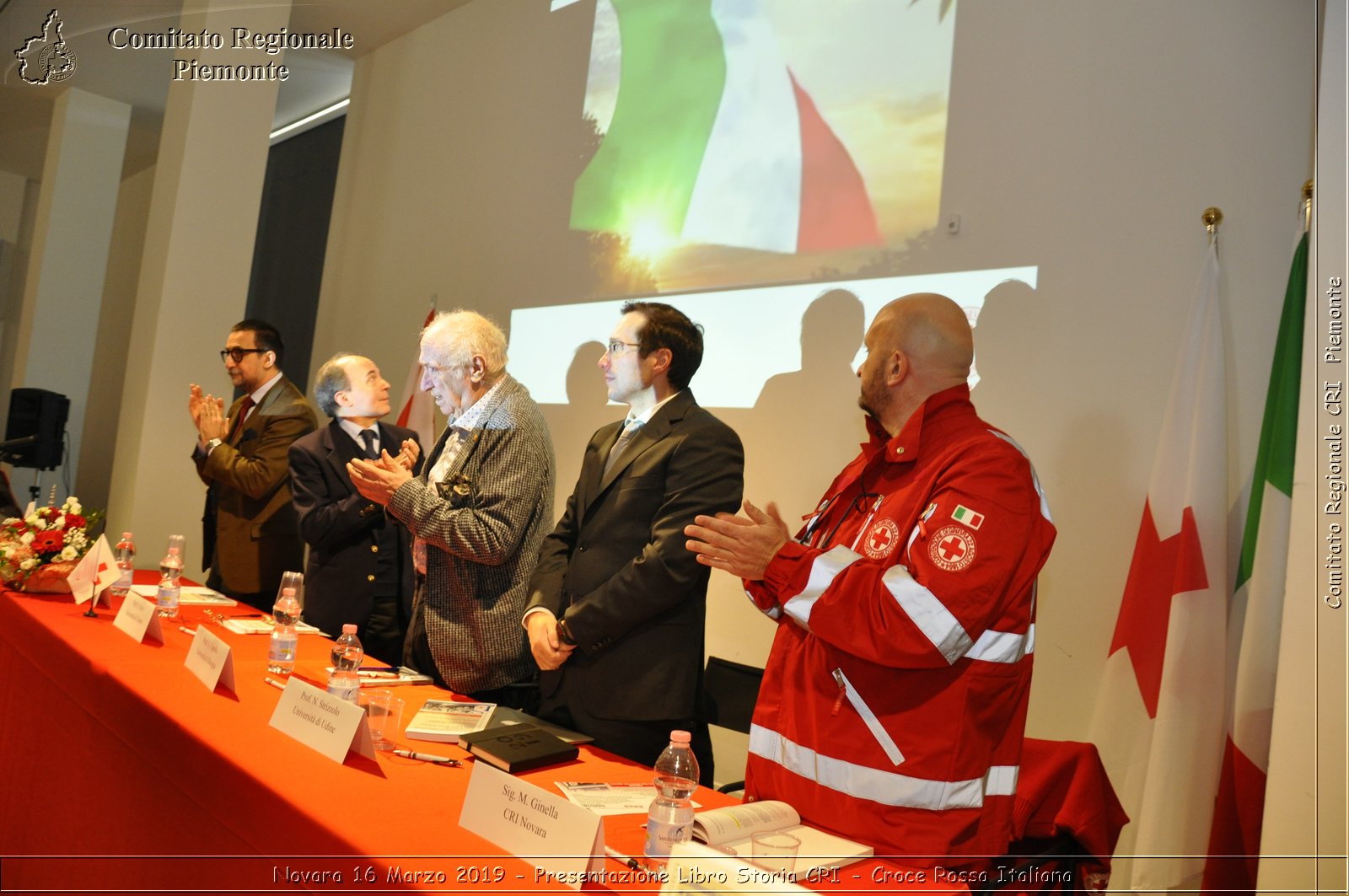 Novara 16 Marzo 2019 - Presentazione Libro Storia CRI - Croce Rossa Italiana - Comitato Regionale del Piemonte