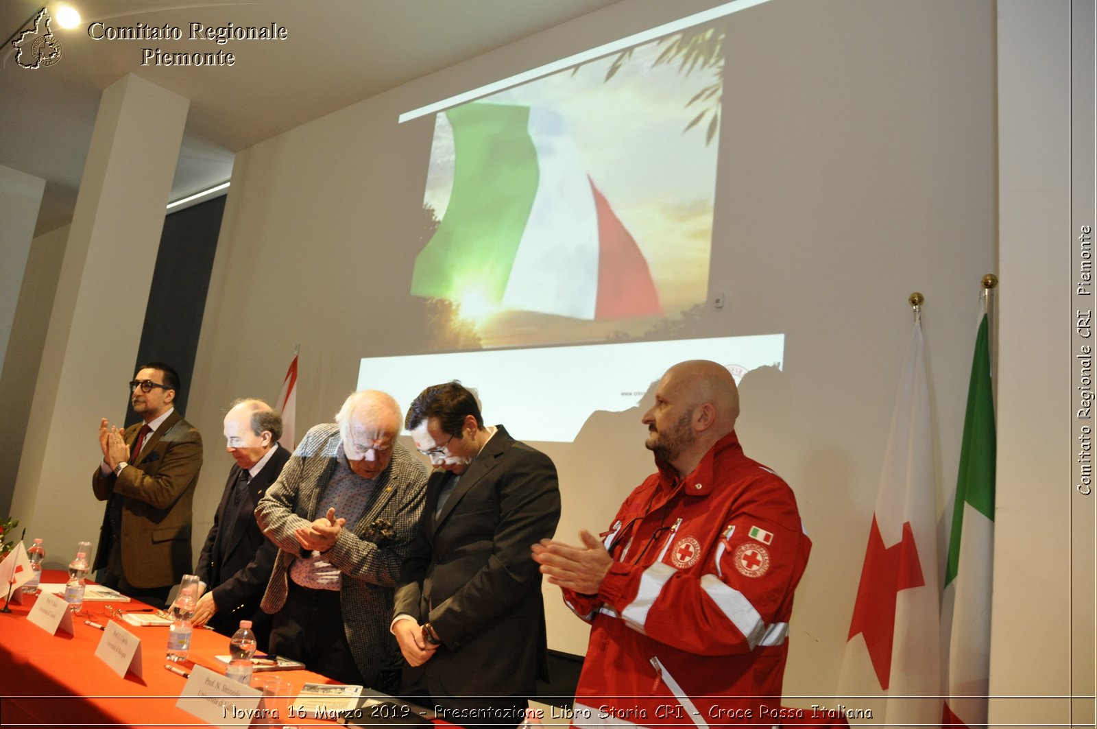 Novara 16 Marzo 2019 - Presentazione Libro Storia CRI - Croce Rossa Italiana - Comitato Regionale del Piemonte