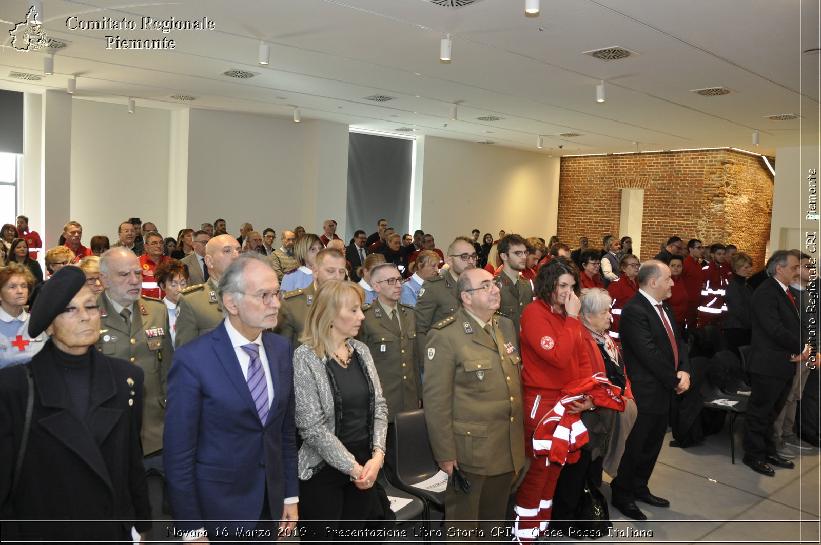 Novara 16 Marzo 2019 - Presentazione Libro Storia CRI - Croce Rossa Italiana - Comitato Regionale del Piemonte