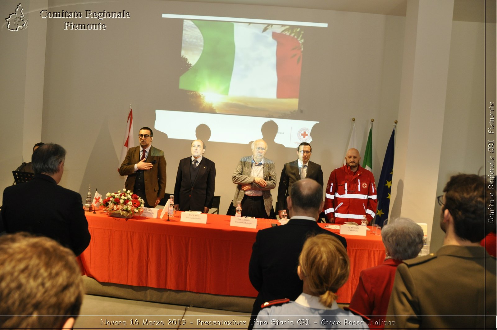 Novara 16 Marzo 2019 - Presentazione Libro Storia CRI - Croce Rossa Italiana - Comitato Regionale del Piemonte