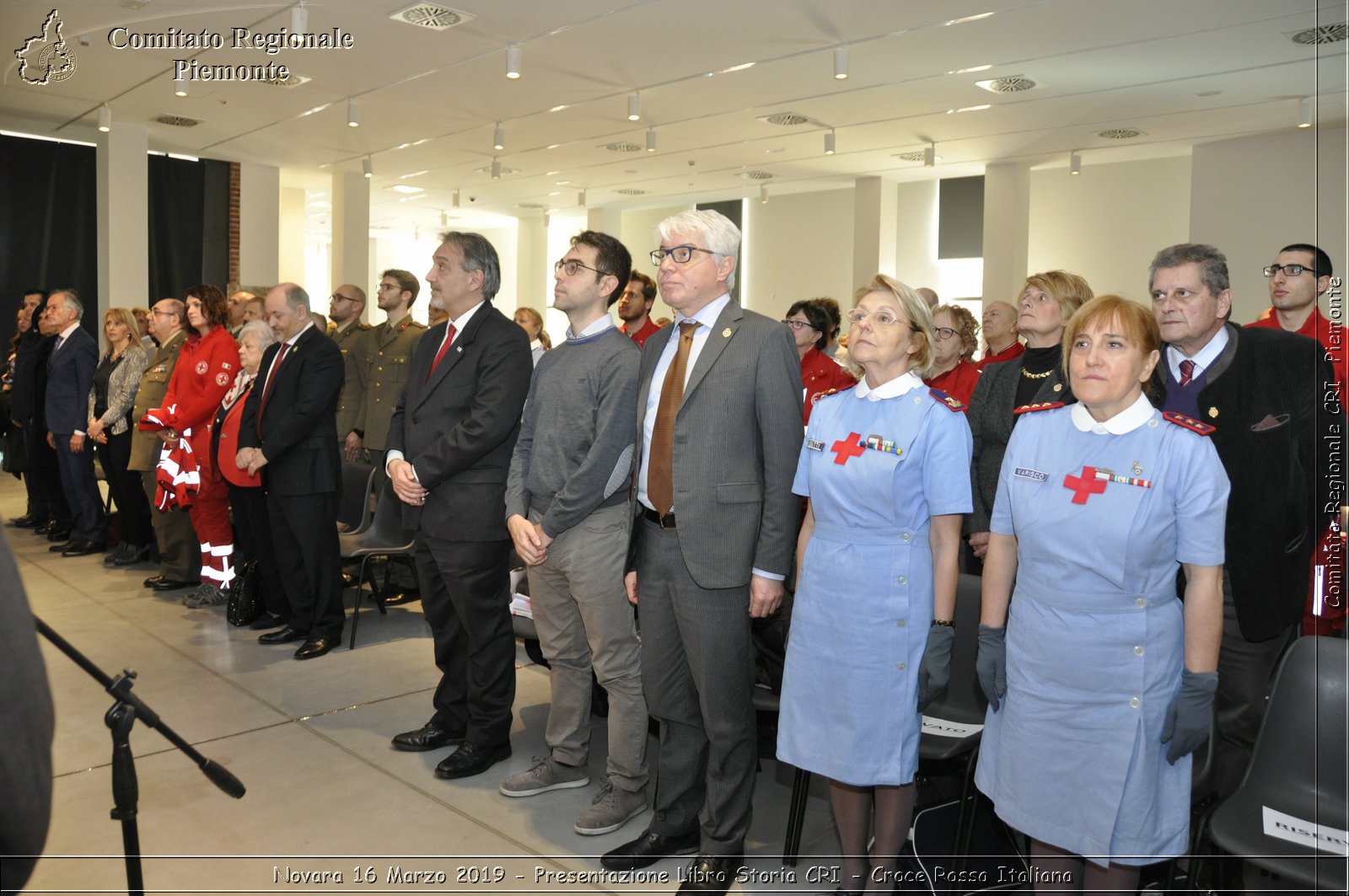 Novara 16 Marzo 2019 - Presentazione Libro Storia CRI - Croce Rossa Italiana - Comitato Regionale del Piemonte