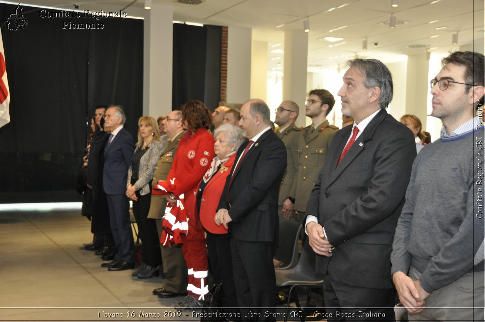 Novara 16 Marzo 2019 - Presentazione Libro Storia CRI - Croce Rossa Italiana - Comitato Regionale del Piemonte