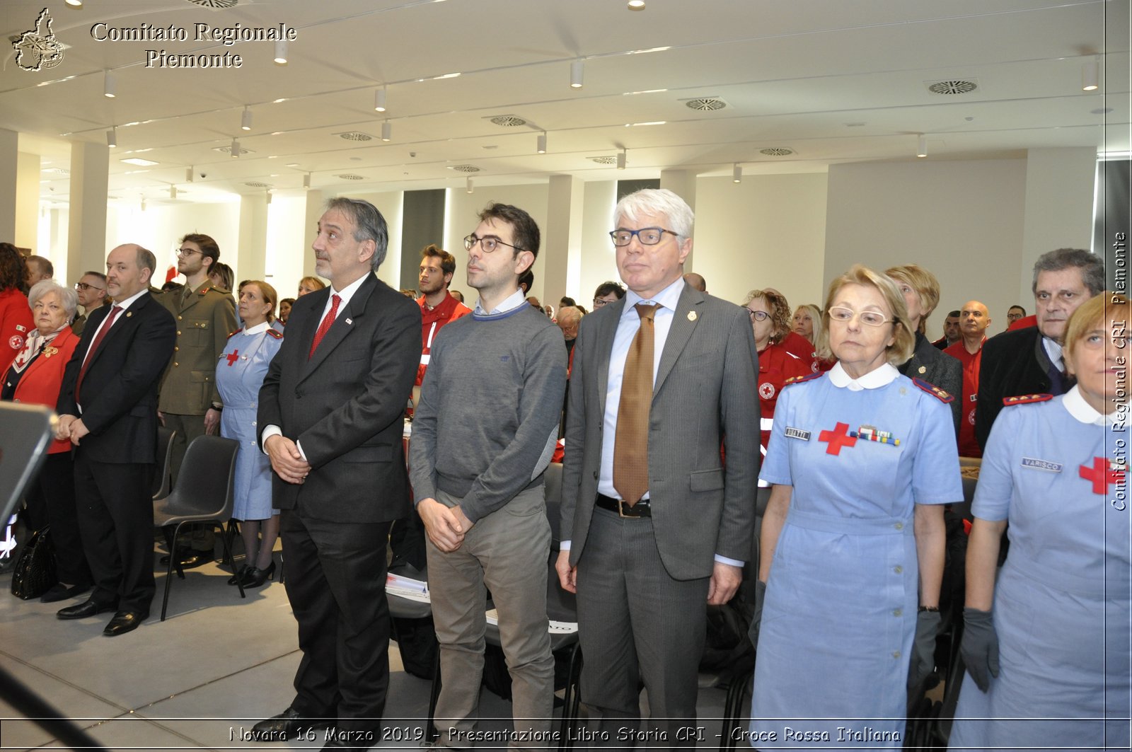 Novara 16 Marzo 2019 - Presentazione Libro Storia CRI - Croce Rossa Italiana - Comitato Regionale del Piemonte