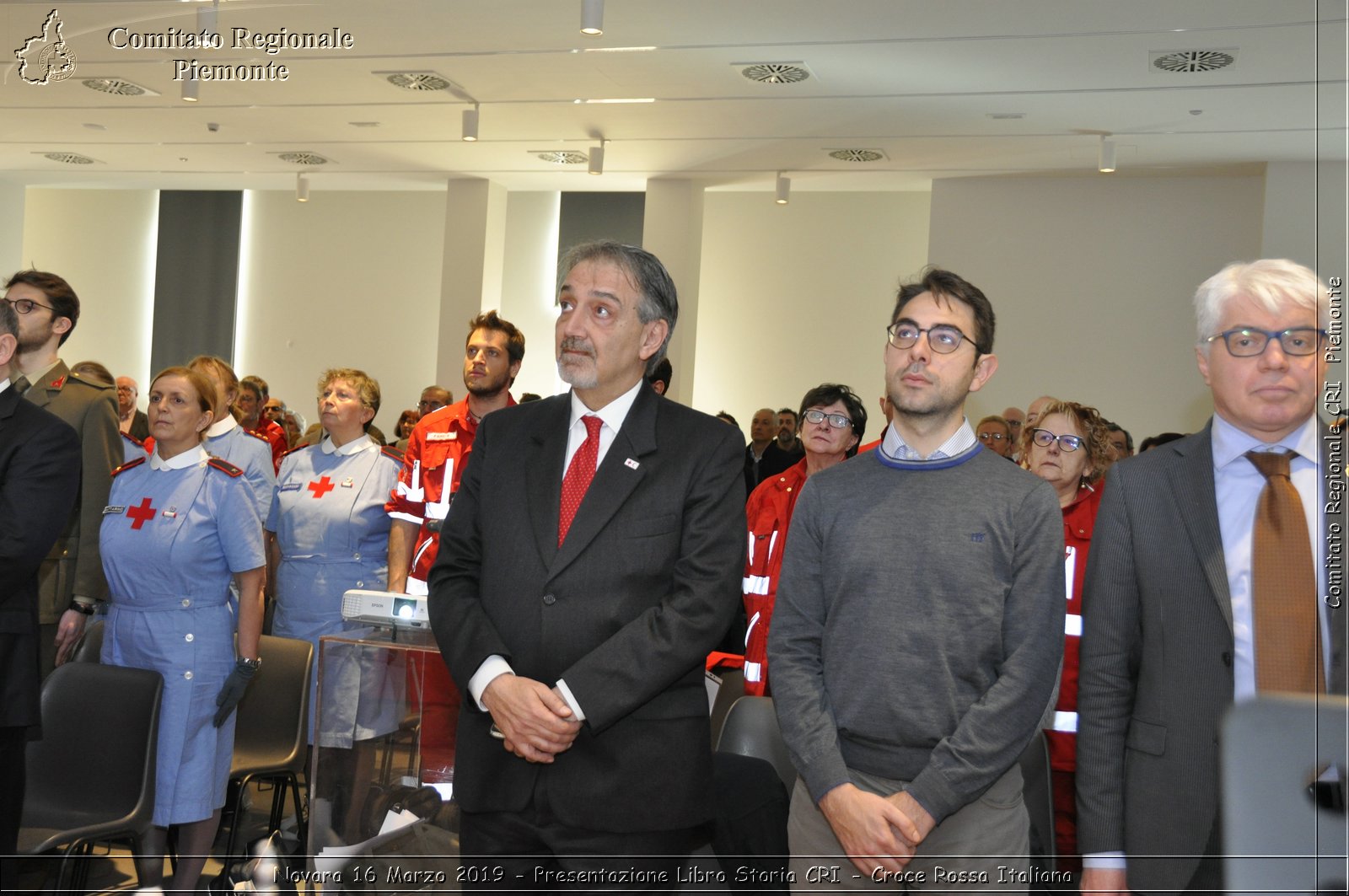 Novara 16 Marzo 2019 - Presentazione Libro Storia CRI - Croce Rossa Italiana - Comitato Regionale del Piemonte