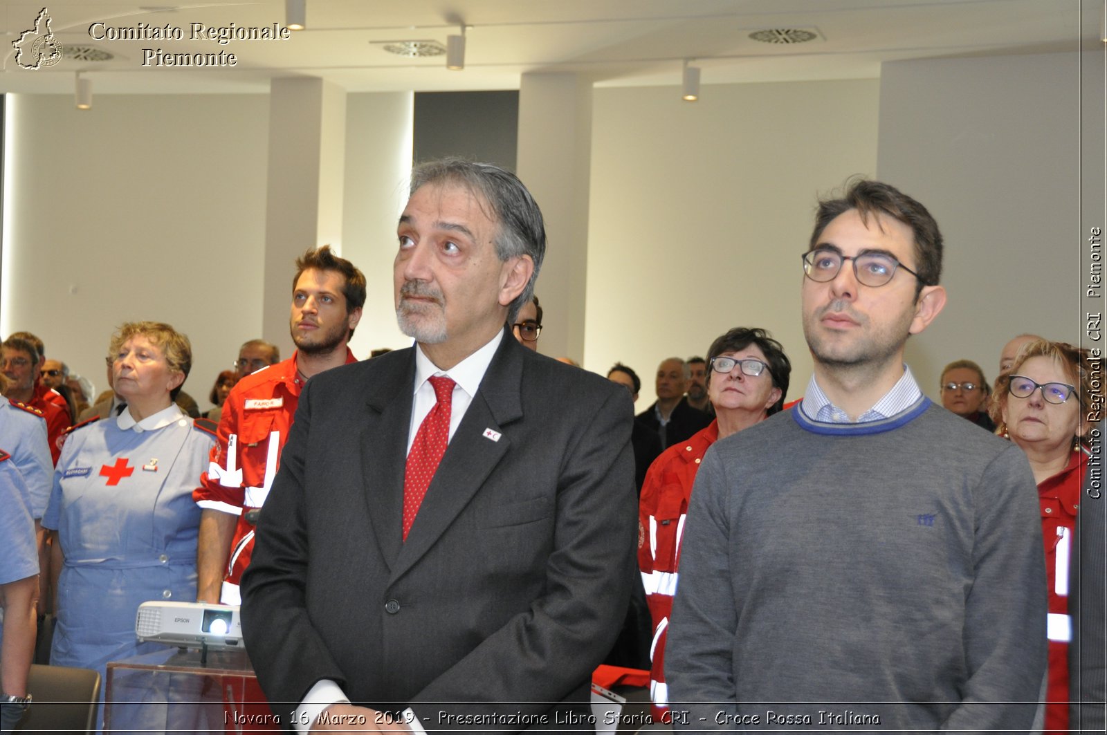 Novara 16 Marzo 2019 - Presentazione Libro Storia CRI - Croce Rossa Italiana - Comitato Regionale del Piemonte