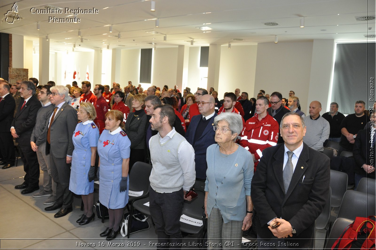 Novara 16 Marzo 2019 - Presentazione Libro Storia CRI - Croce Rossa Italiana - Comitato Regionale del Piemonte