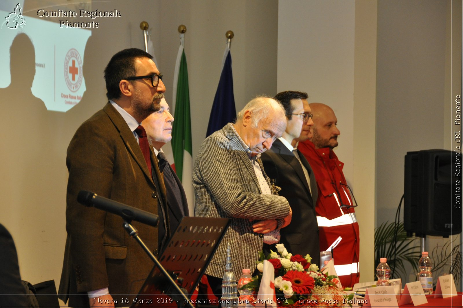 Novara 16 Marzo 2019 - Presentazione Libro Storia CRI - Croce Rossa Italiana - Comitato Regionale del Piemonte