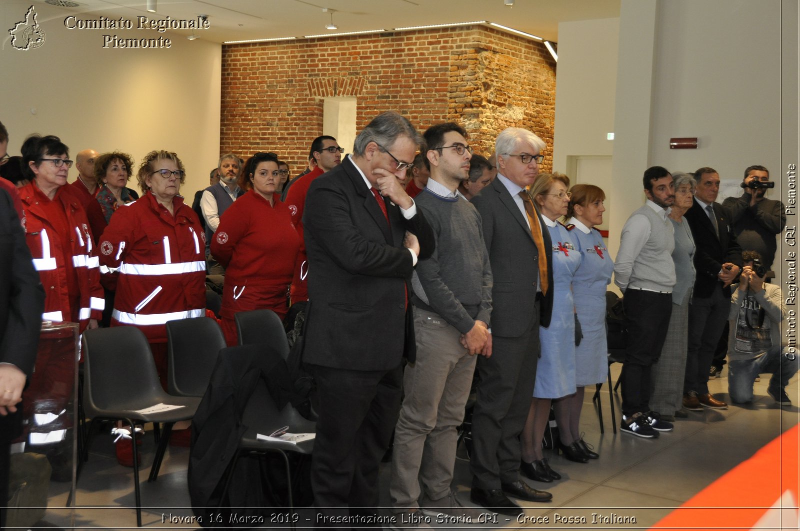 Novara 16 Marzo 2019 - Presentazione Libro Storia CRI - Croce Rossa Italiana - Comitato Regionale del Piemonte