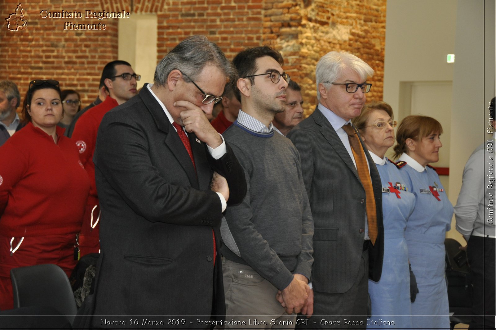 Novara 16 Marzo 2019 - Presentazione Libro Storia CRI - Croce Rossa Italiana - Comitato Regionale del Piemonte