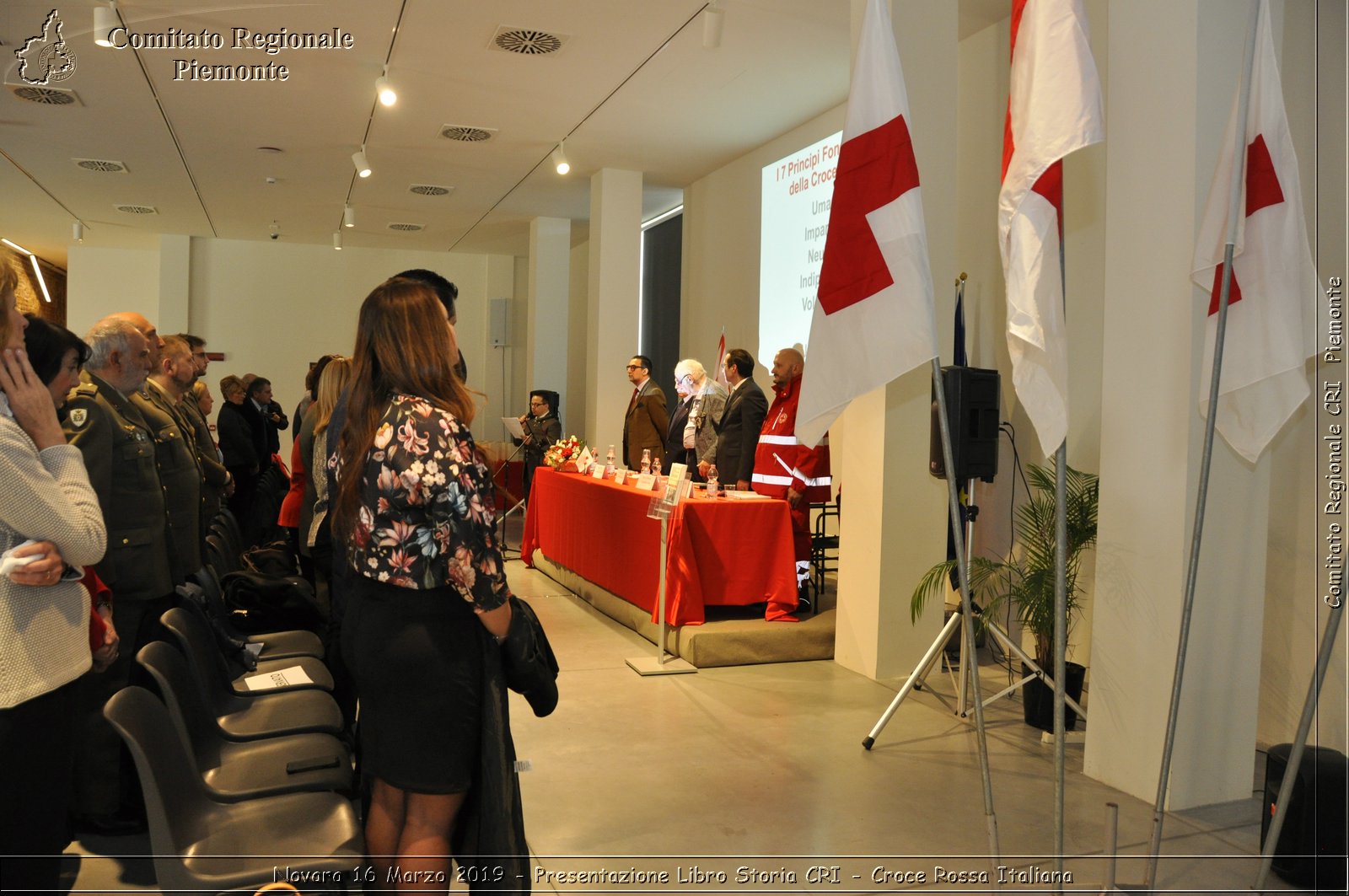 Novara 16 Marzo 2019 - Presentazione Libro Storia CRI - Croce Rossa Italiana - Comitato Regionale del Piemonte