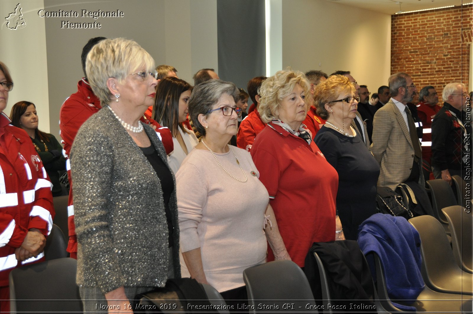 Novara 16 Marzo 2019 - Presentazione Libro Storia CRI - Croce Rossa Italiana - Comitato Regionale del Piemonte