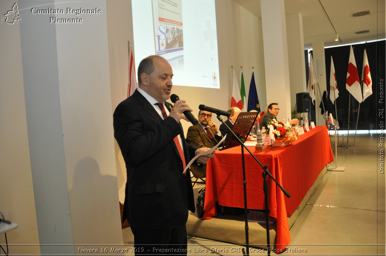 Novara 16 Marzo 2019 - Presentazione Libro Storia CRI - Croce Rossa Italiana - Comitato Regionale del Piemonte