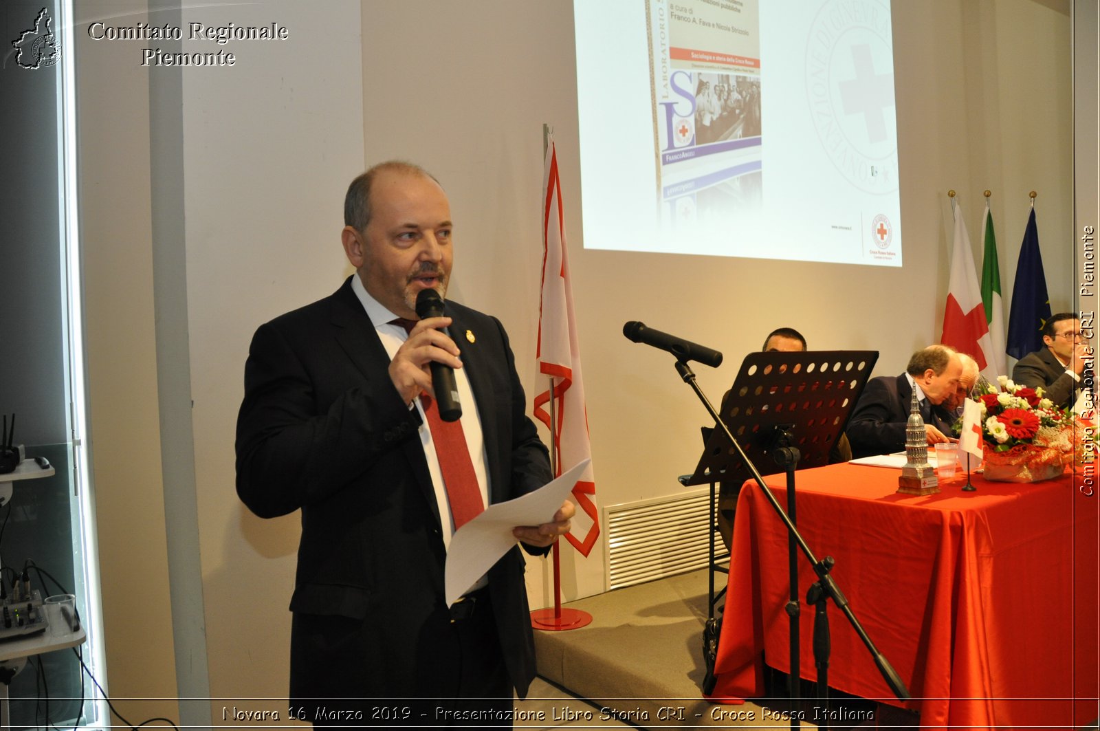 Novara 16 Marzo 2019 - Presentazione Libro Storia CRI - Croce Rossa Italiana - Comitato Regionale del Piemonte