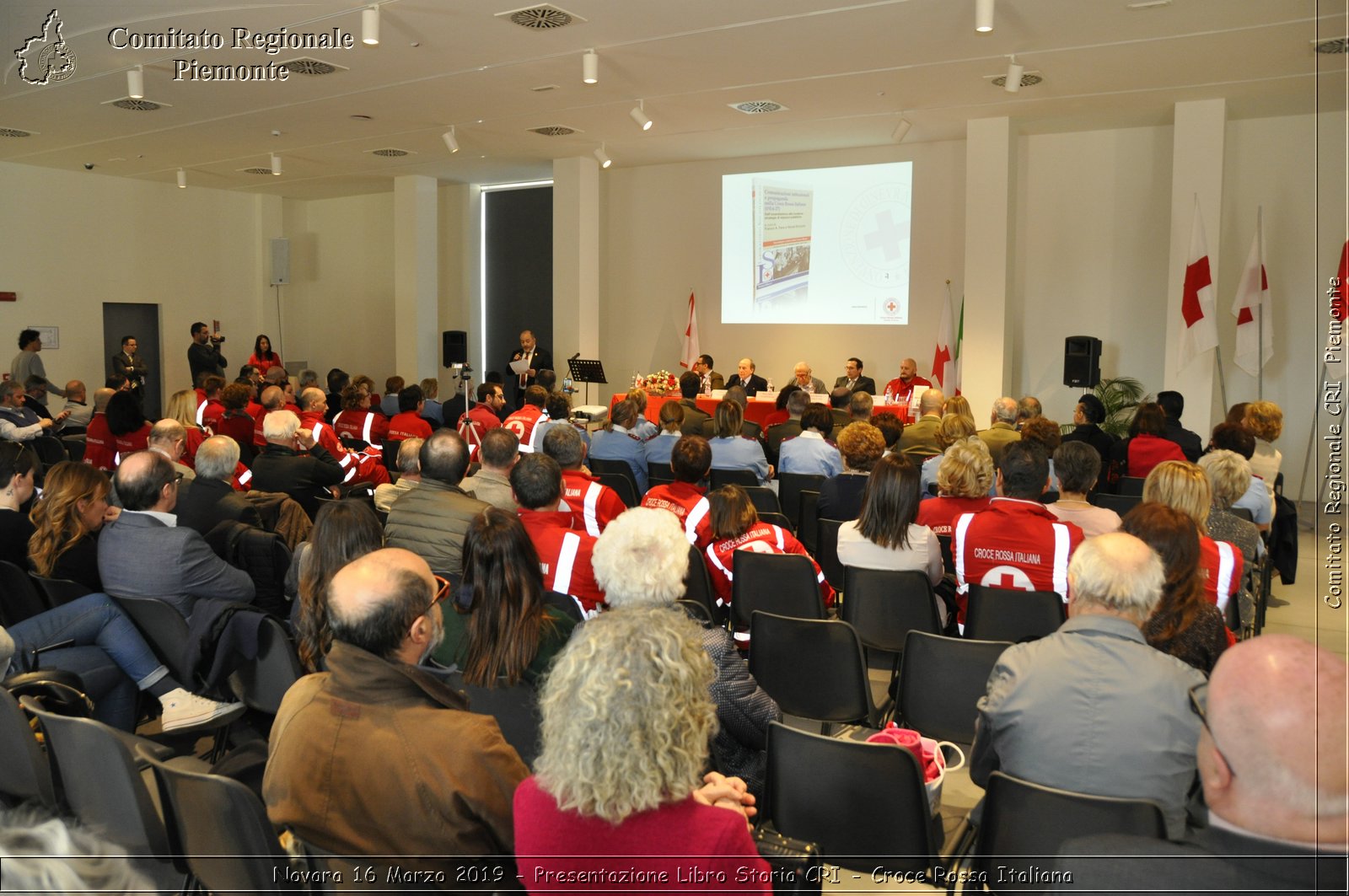 Novara 16 Marzo 2019 - Presentazione Libro Storia CRI - Croce Rossa Italiana - Comitato Regionale del Piemonte