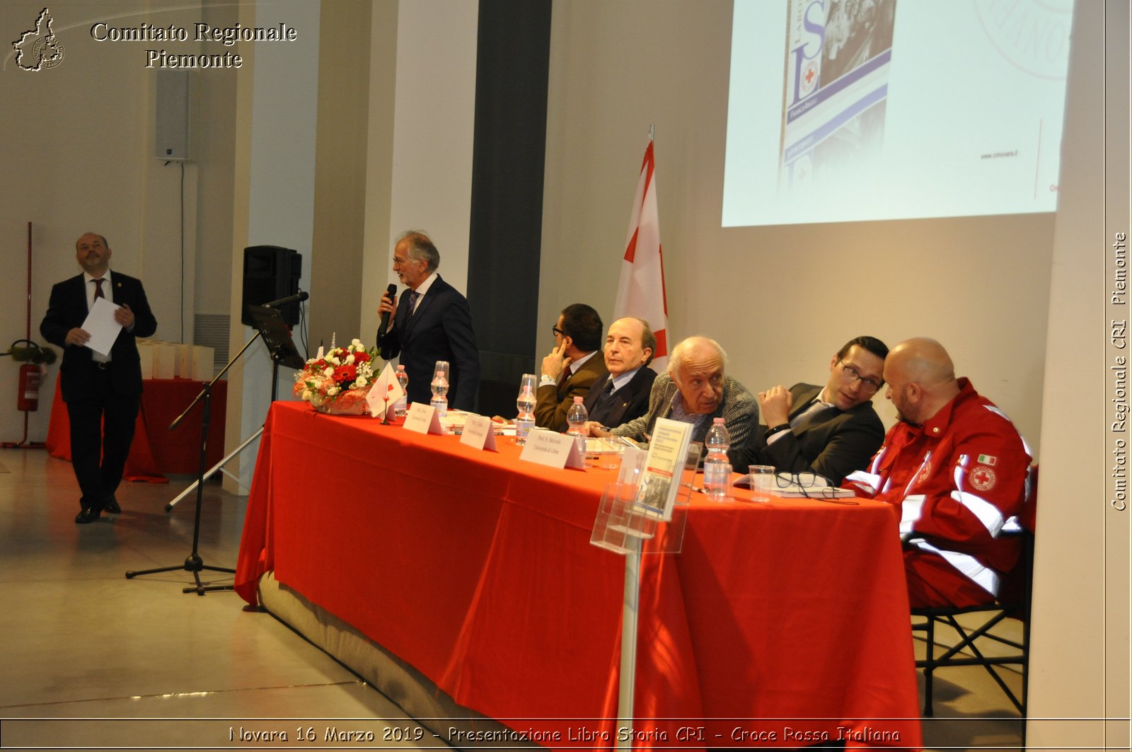 Novara 16 Marzo 2019 - Presentazione Libro Storia CRI - Croce Rossa Italiana - Comitato Regionale del Piemonte