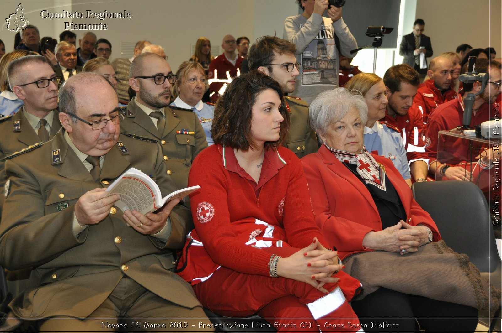 Novara 16 Marzo 2019 - Presentazione Libro Storia CRI - Croce Rossa Italiana - Comitato Regionale del Piemonte