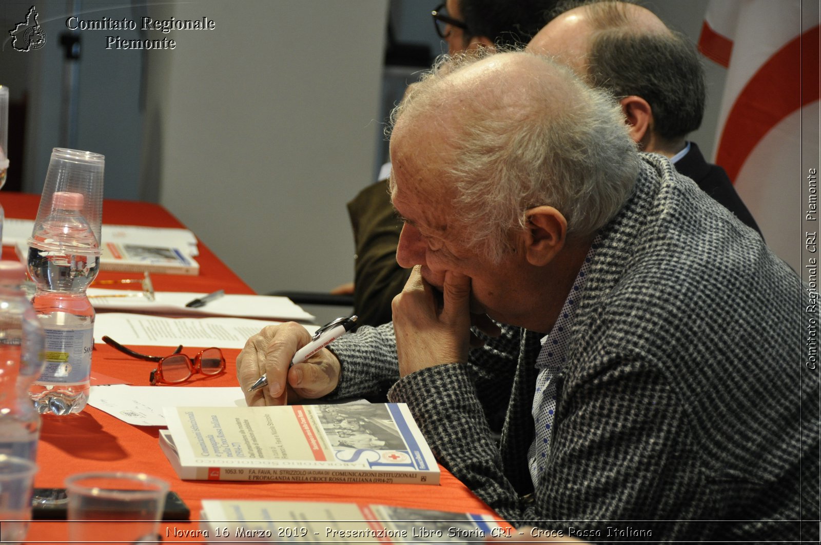 Novara 16 Marzo 2019 - Presentazione Libro Storia CRI - Croce Rossa Italiana - Comitato Regionale del Piemonte