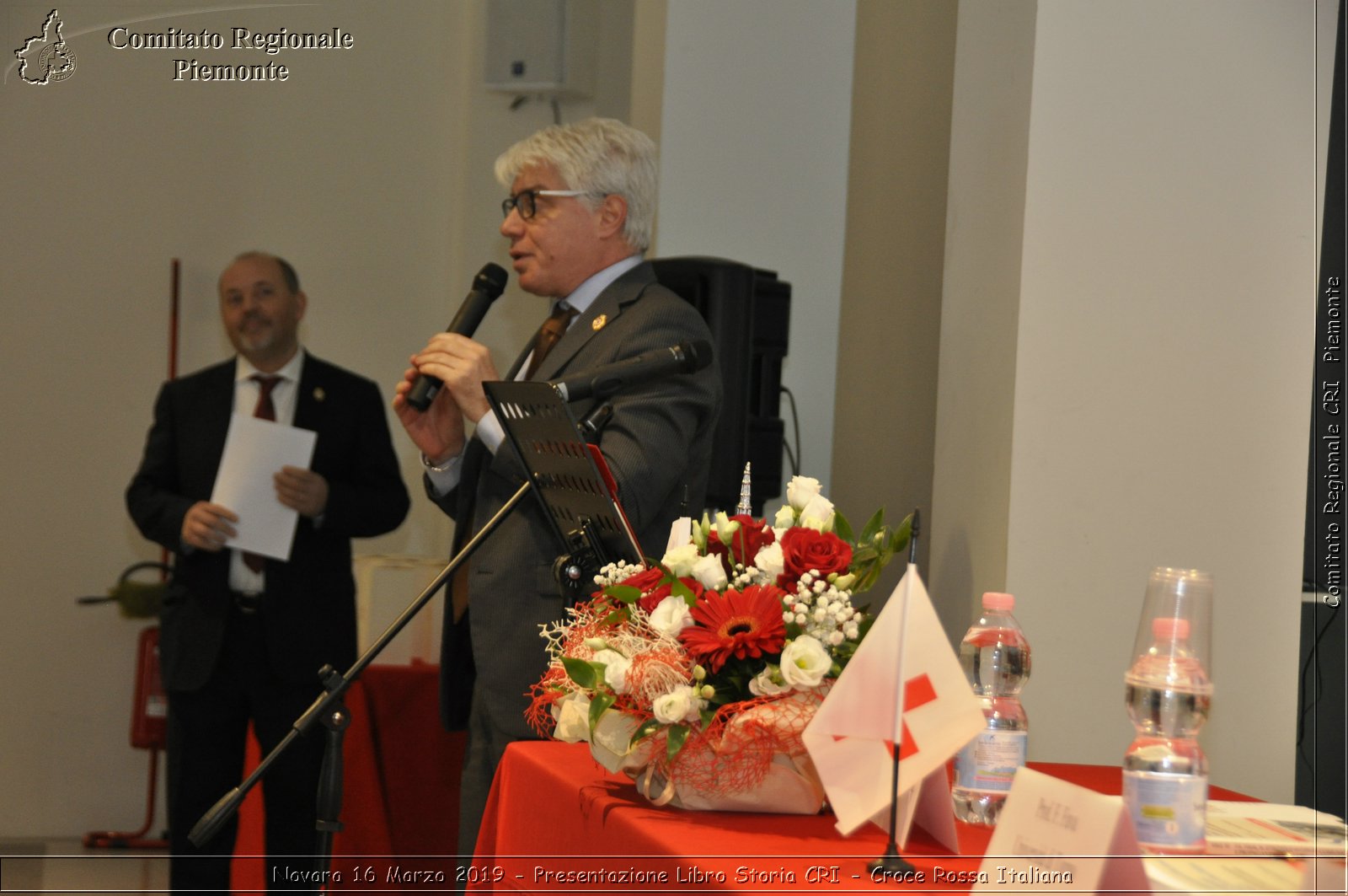 Novara 16 Marzo 2019 - Presentazione Libro Storia CRI - Croce Rossa Italiana - Comitato Regionale del Piemonte