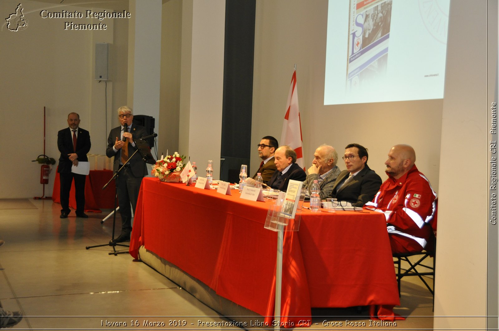 Novara 16 Marzo 2019 - Presentazione Libro Storia CRI - Croce Rossa Italiana - Comitato Regionale del Piemonte