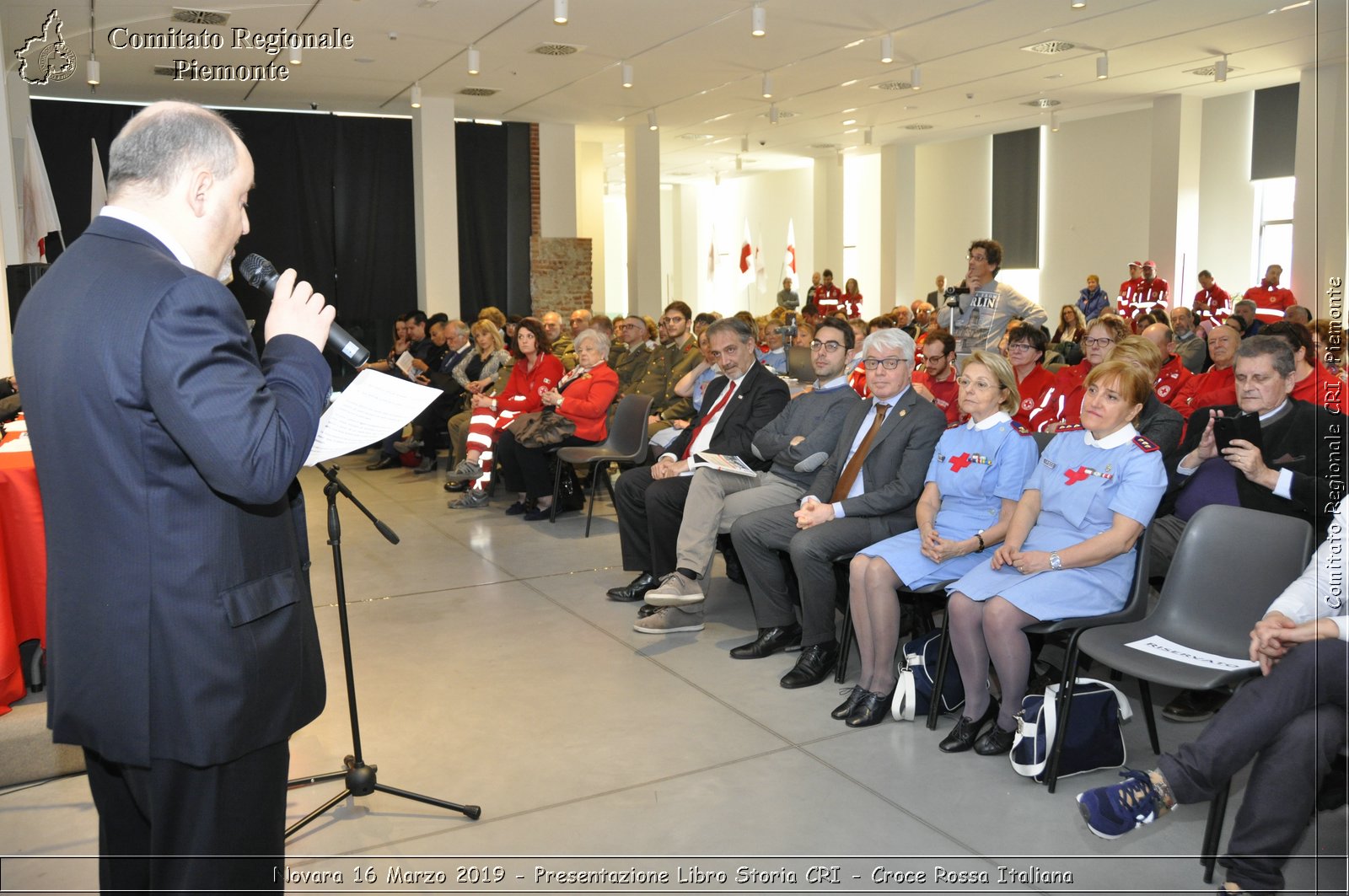 Novara 16 Marzo 2019 - Presentazione Libro Storia CRI - Croce Rossa Italiana - Comitato Regionale del Piemonte