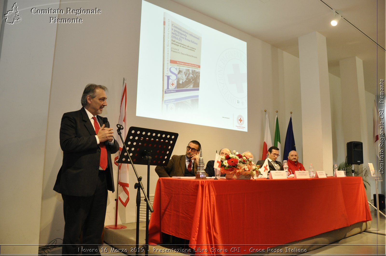 Novara 16 Marzo 2019 - Presentazione Libro Storia CRI - Croce Rossa Italiana - Comitato Regionale del Piemonte