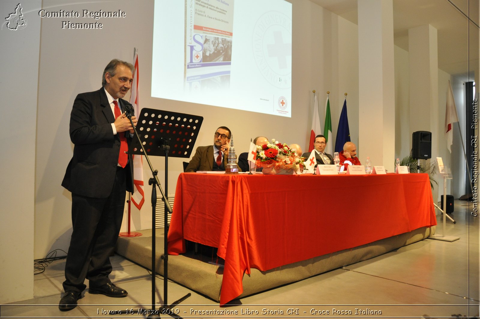 Novara 16 Marzo 2019 - Presentazione Libro Storia CRI - Croce Rossa Italiana - Comitato Regionale del Piemonte