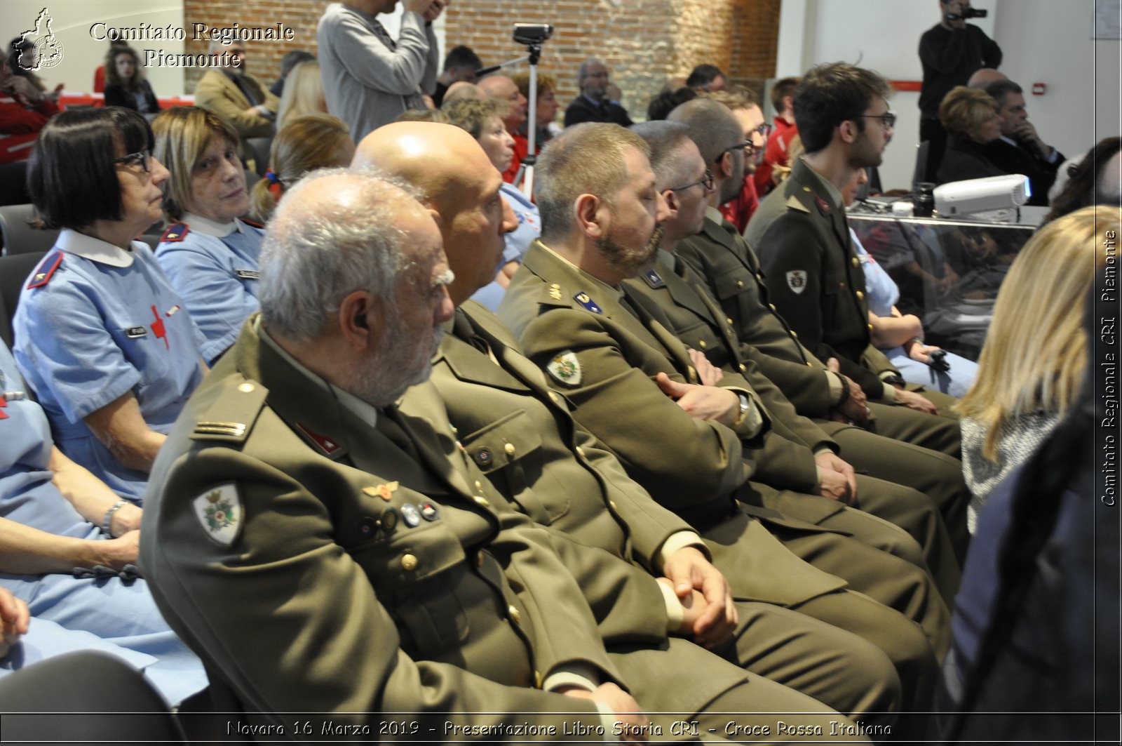 Novara 16 Marzo 2019 - Presentazione Libro Storia CRI - Croce Rossa Italiana - Comitato Regionale del Piemonte