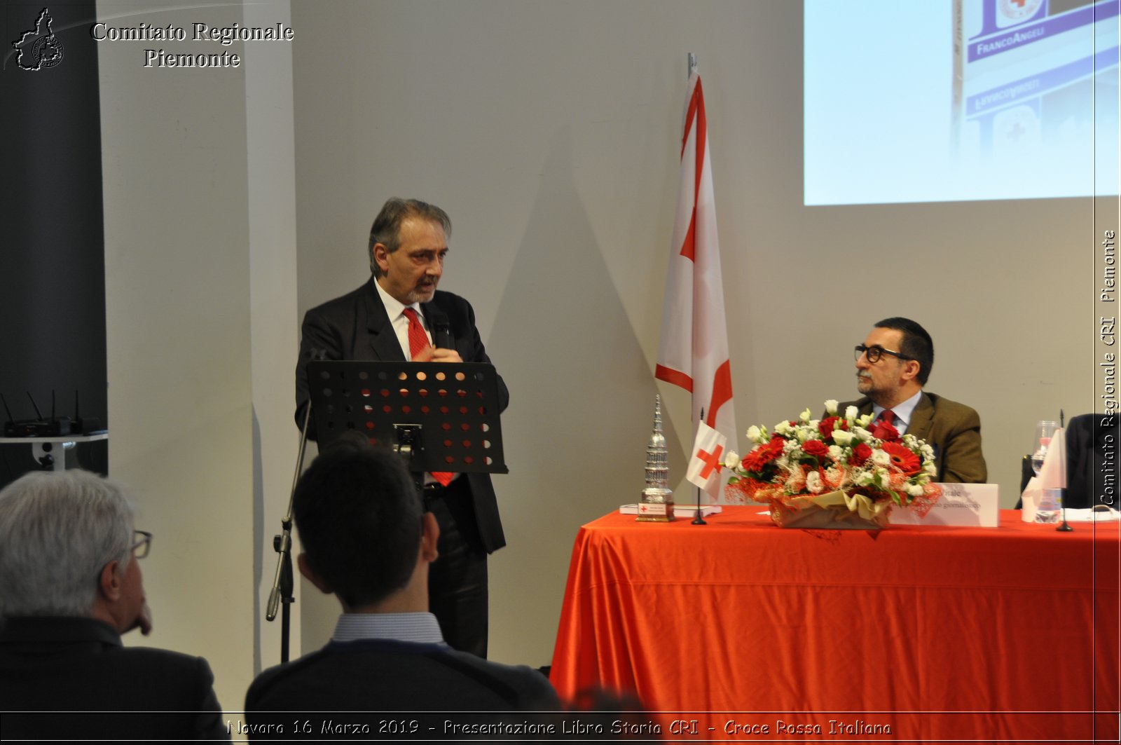 Novara 16 Marzo 2019 - Presentazione Libro Storia CRI - Croce Rossa Italiana - Comitato Regionale del Piemonte