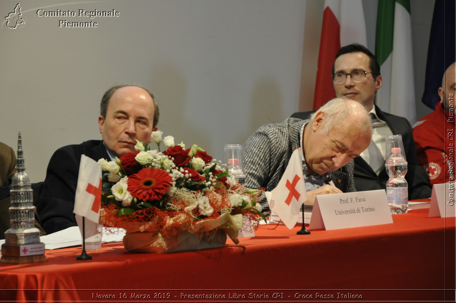 Novara 16 Marzo 2019 - Presentazione Libro Storia CRI - Croce Rossa Italiana - Comitato Regionale del Piemonte