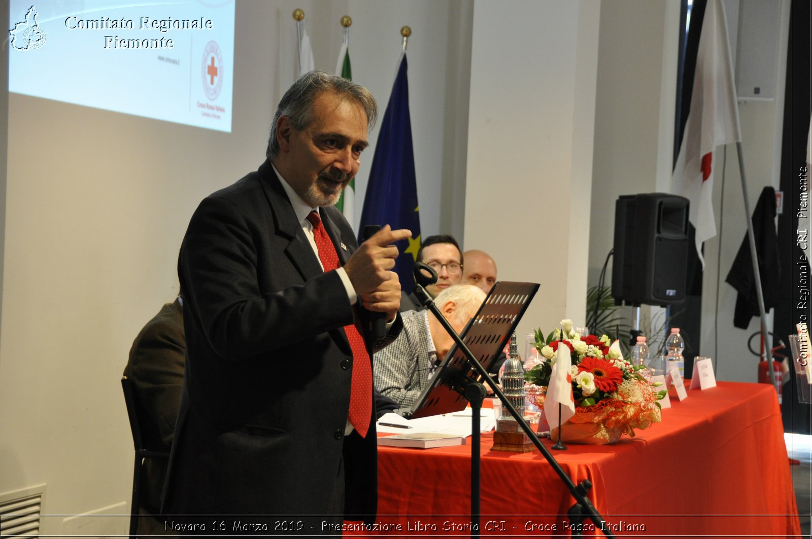 Novara 16 Marzo 2019 - Presentazione Libro Storia CRI - Croce Rossa Italiana - Comitato Regionale del Piemonte